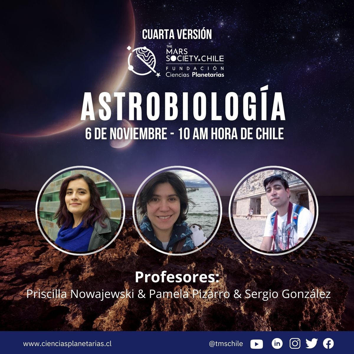 Astrobiología: cuarta versión